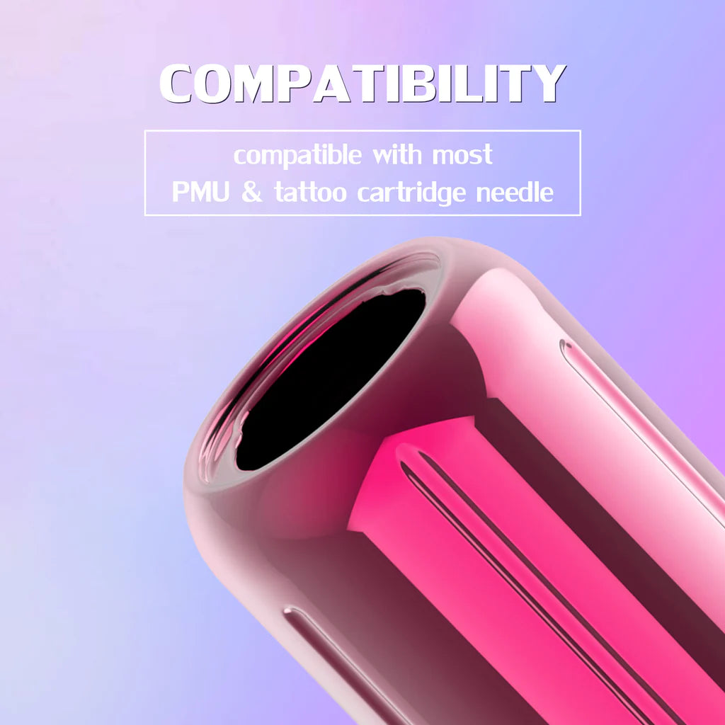 Lola Air Wireless PMU Machine - Silver Pink Gradient