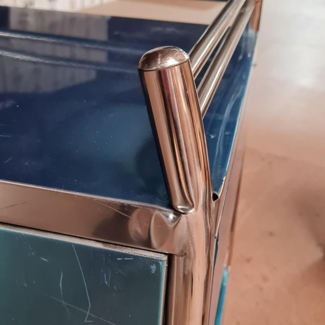 FACTORY DEFECT - Stainless Steel Trolley