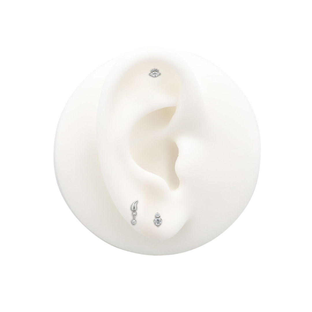 Trident Threadless Duo Round Stones Attachment