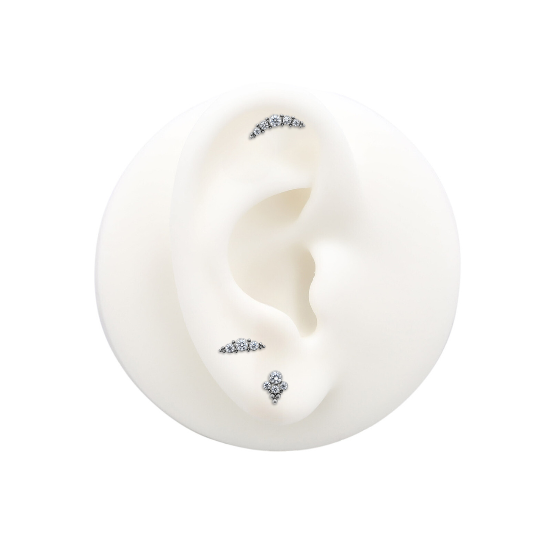Trident Internally Threaded 4 Jewel Arrow Cluster Attachment