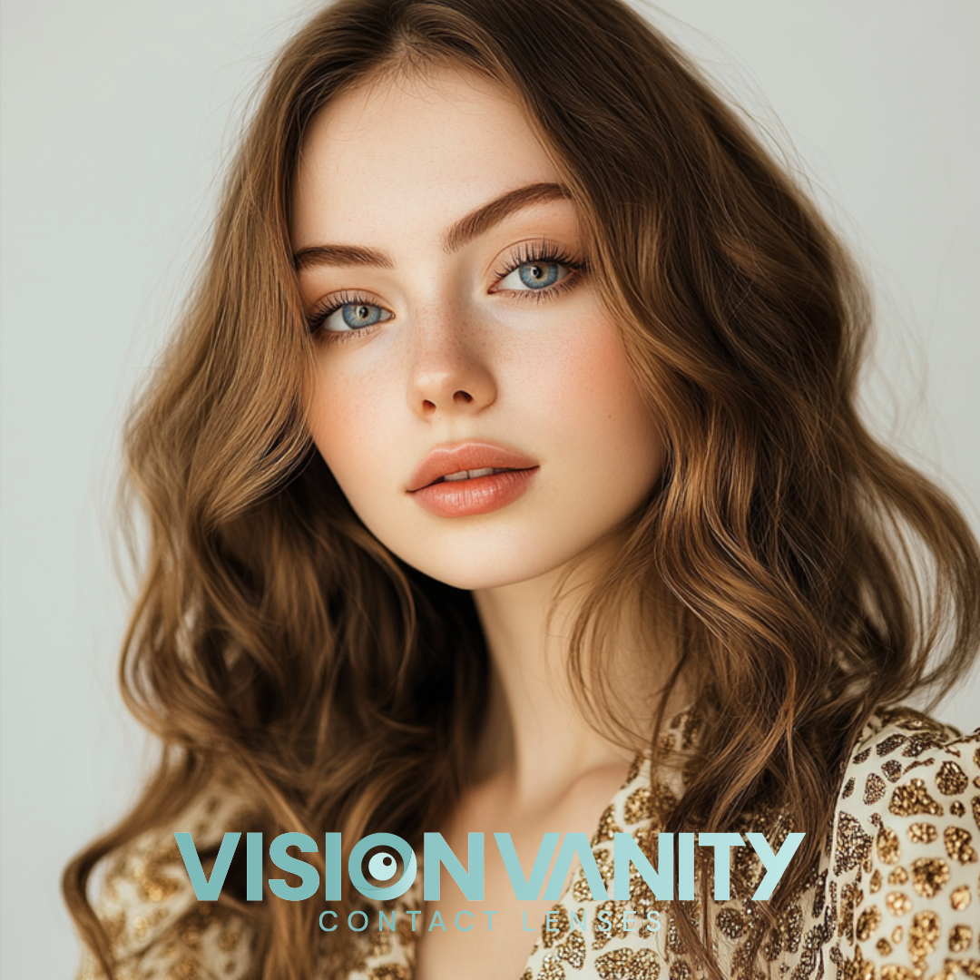 Deep Blue Contact Lenses - Vision Vanity