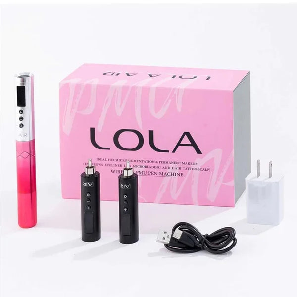 Lola Air Wireless PMU Machine - Silver Pink Gradient
