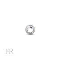 Trident Titanium Jewelled Internal Attachment Flat Head