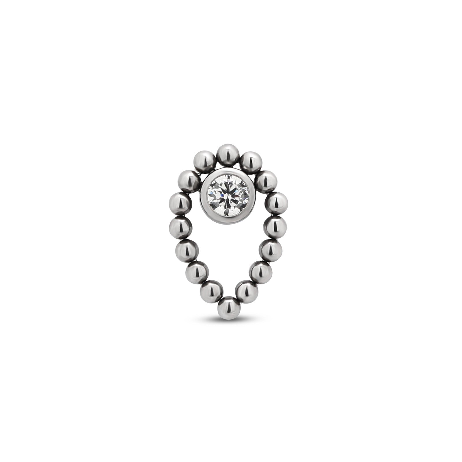 Trident Internally Threaded Jewelled Tear Cluster Attachment