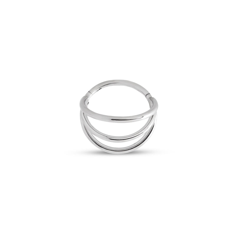 Titanium Hinge Ring Triple