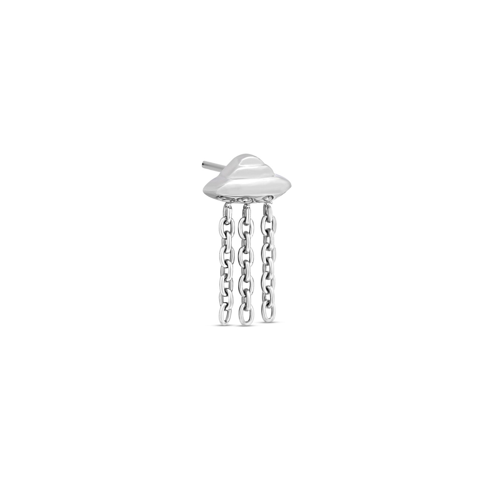 Trident Threadless UFO With 3 Cable Chains Attachment
