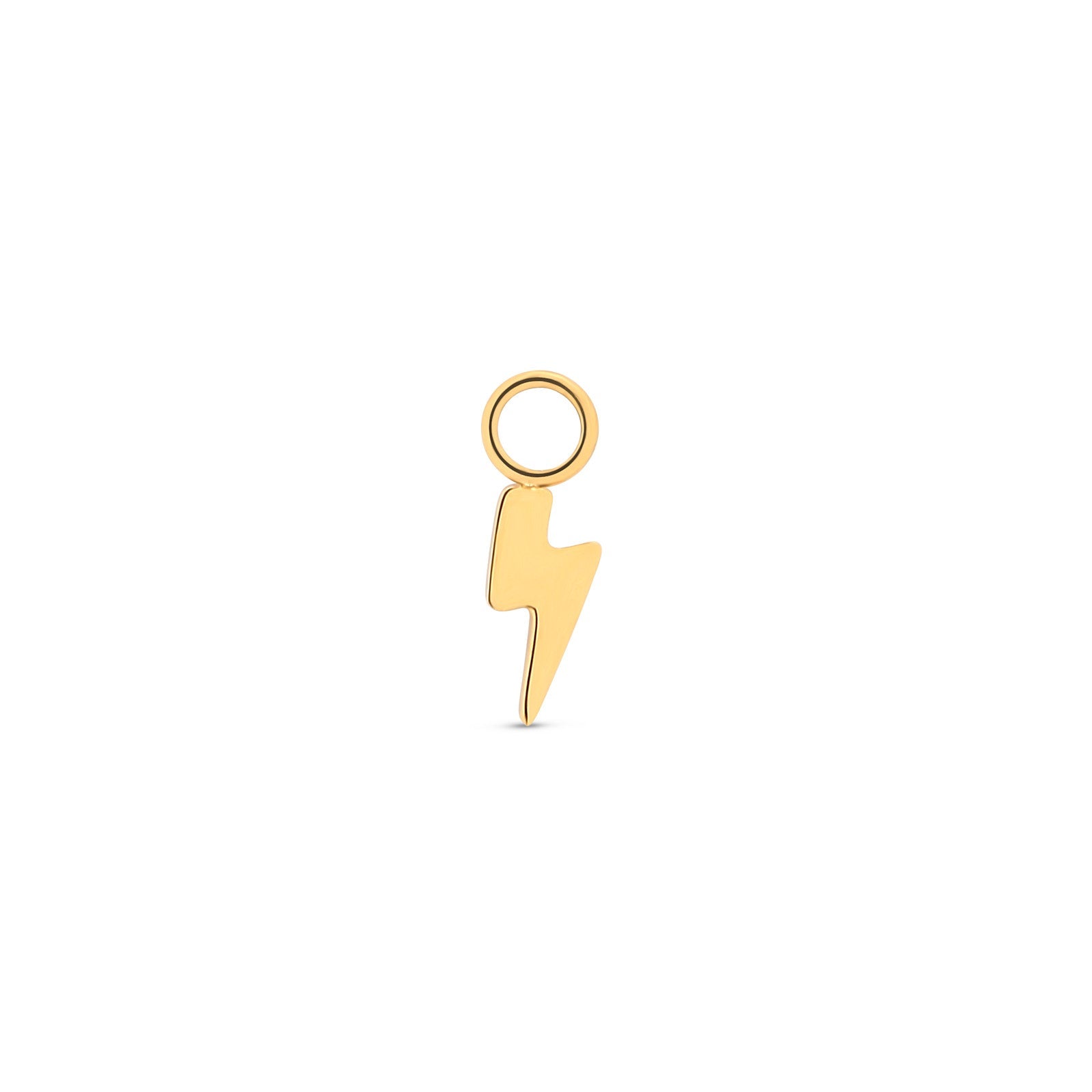 Trident 24kt Gold PVD Titanium Bolt Dangle