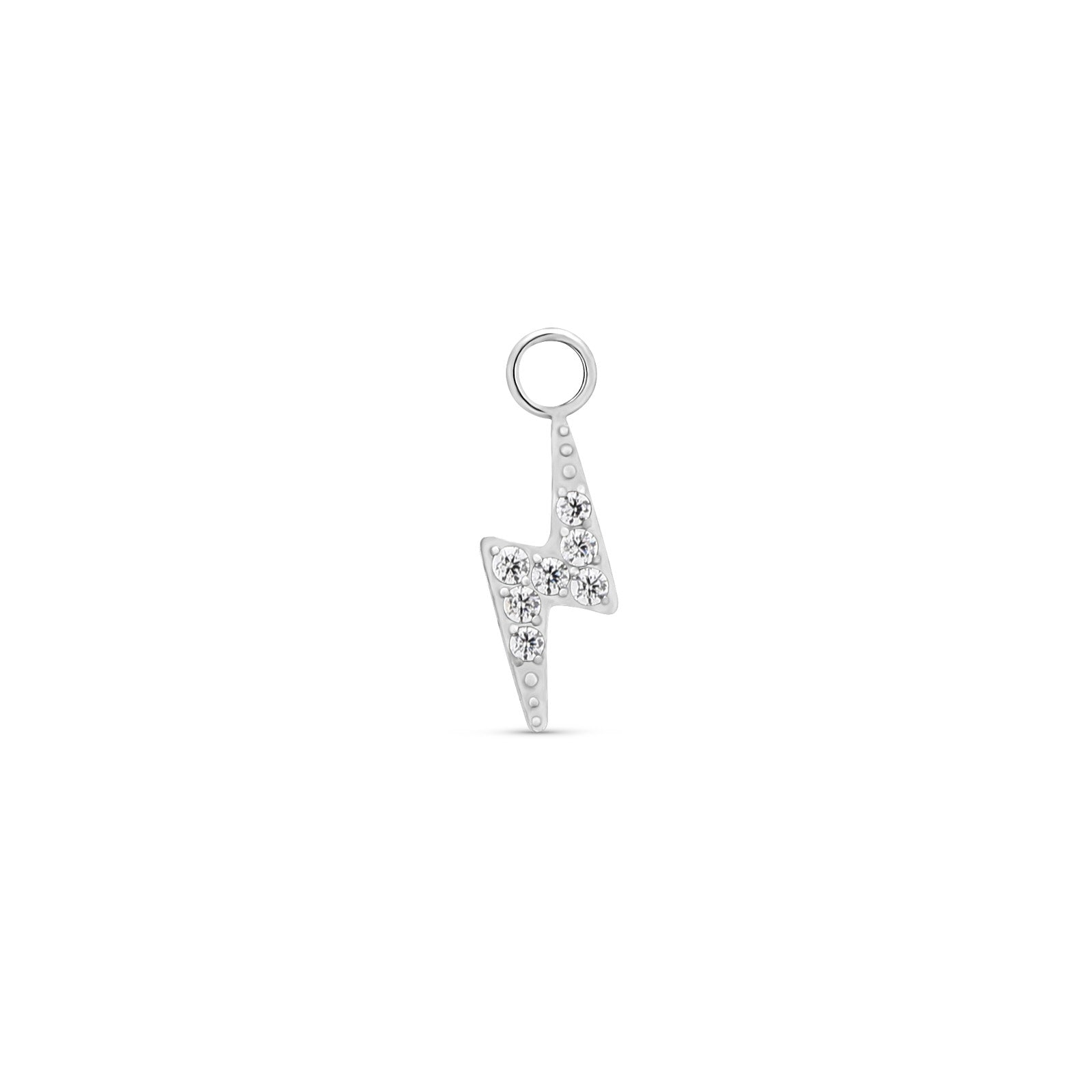 Trident Jeweled Lightning Bolt Dangle