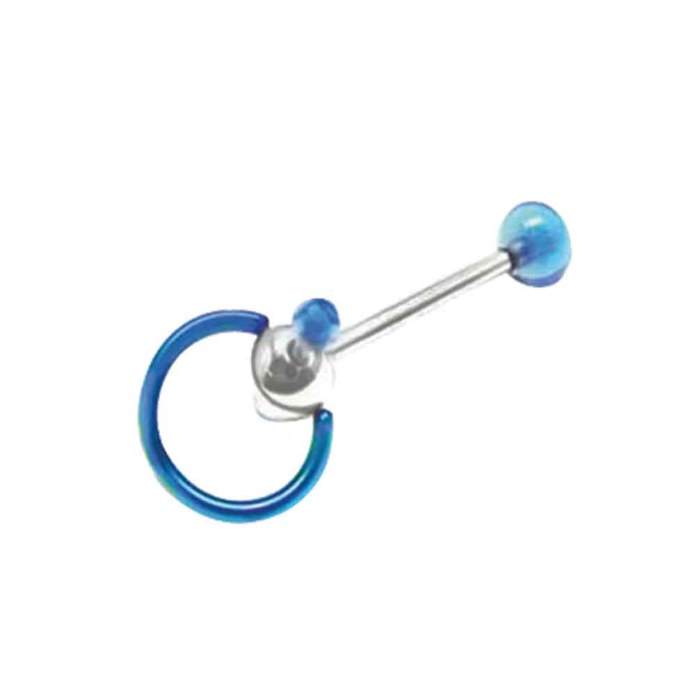 Barbell w Colored BCR & UV Ball