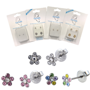Surgical Steel Flower EarSafe Hangsell