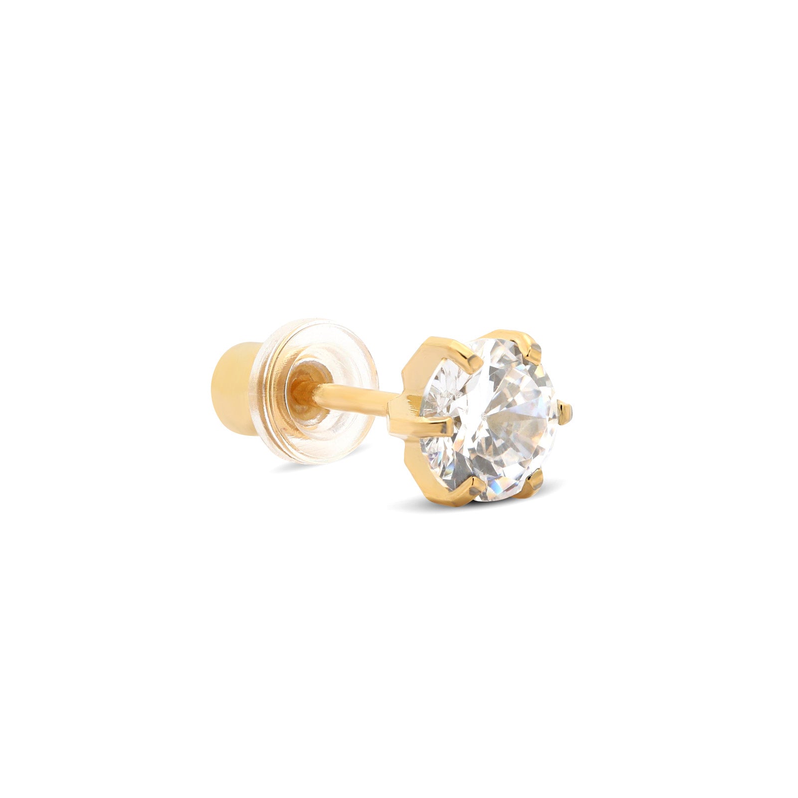 EarSafe Cartridge Gold PVD 6mm Crown Set