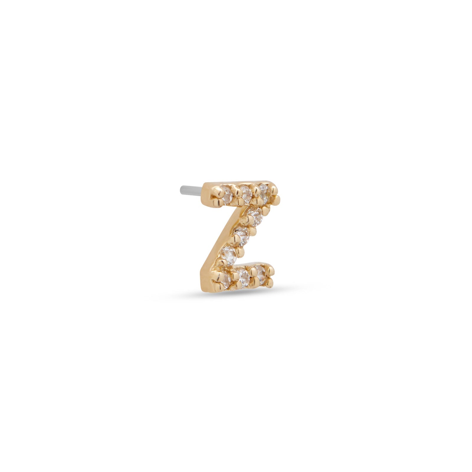 14kt Gold Threadless - Jewel Z