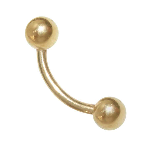Curved Barbell 18kt