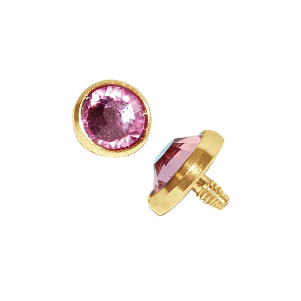 Gold PVD Dermal Flat