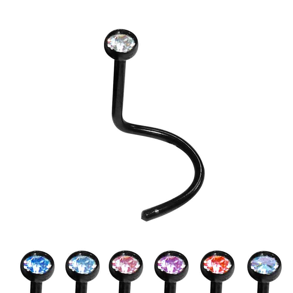 BioFlex Black Nose w Crystal