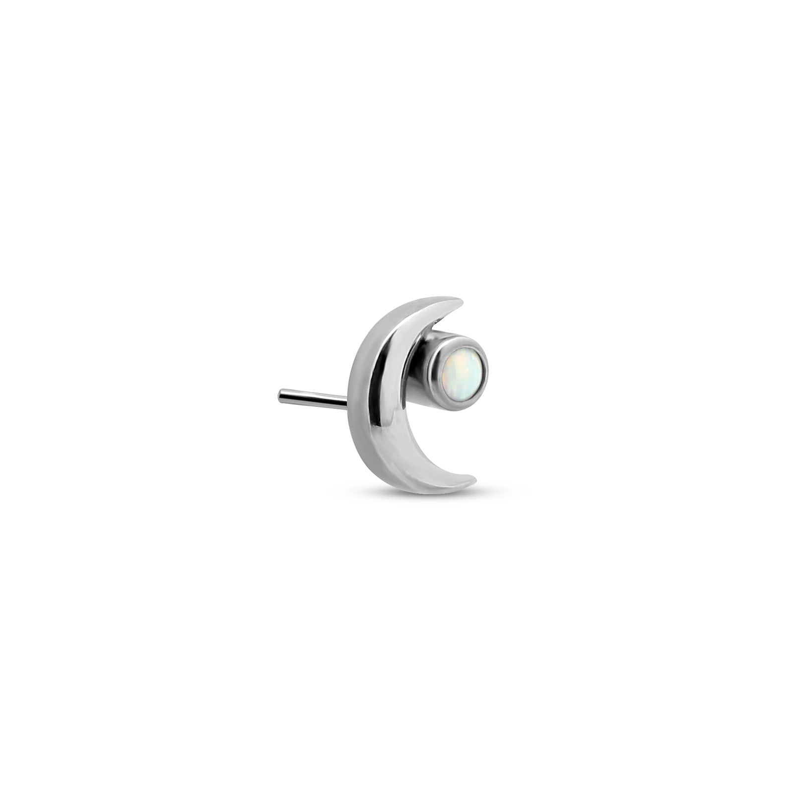 Trident Threadless Moonstar w Opal Attachment
