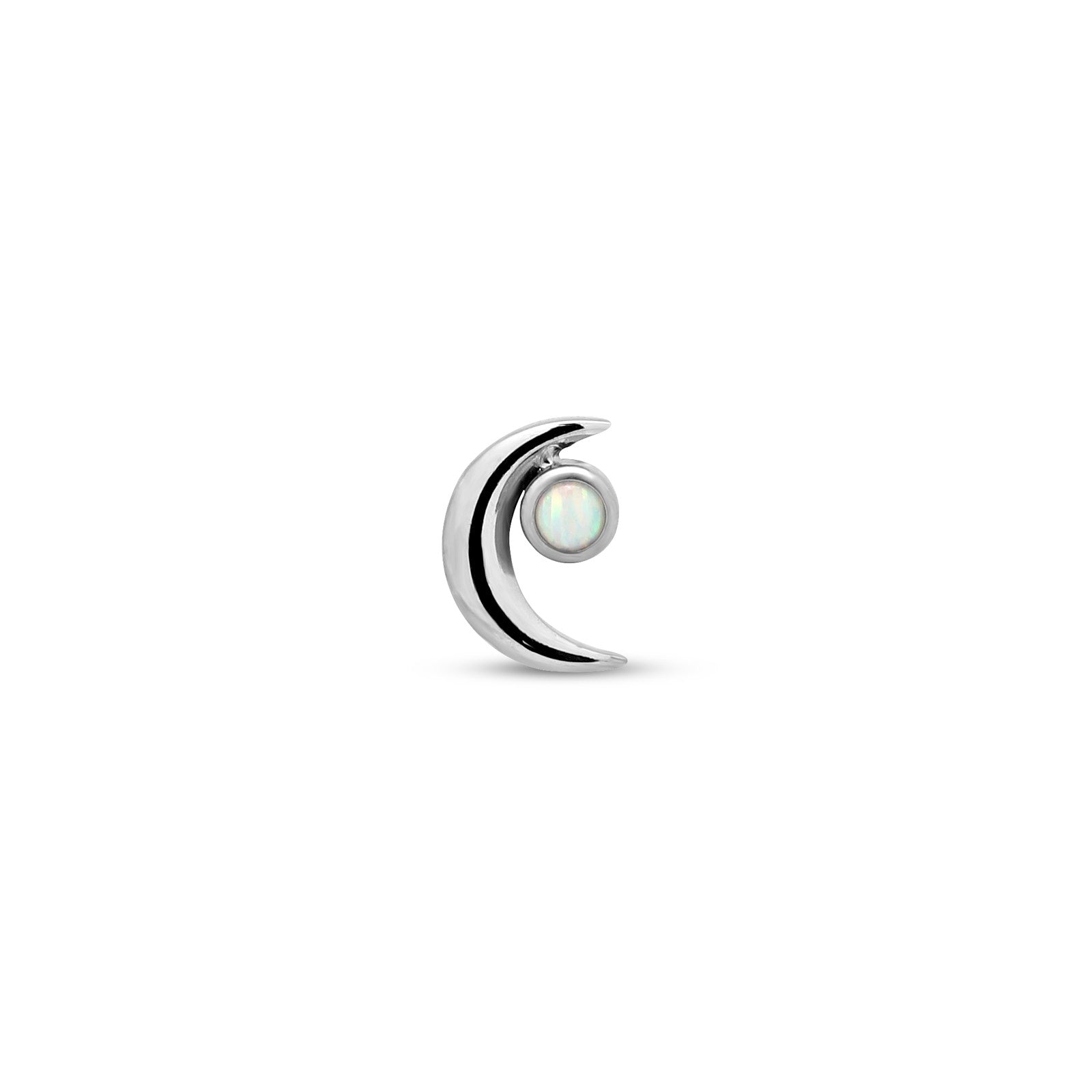 Trident Threadless Moonstar w Opal Attachment