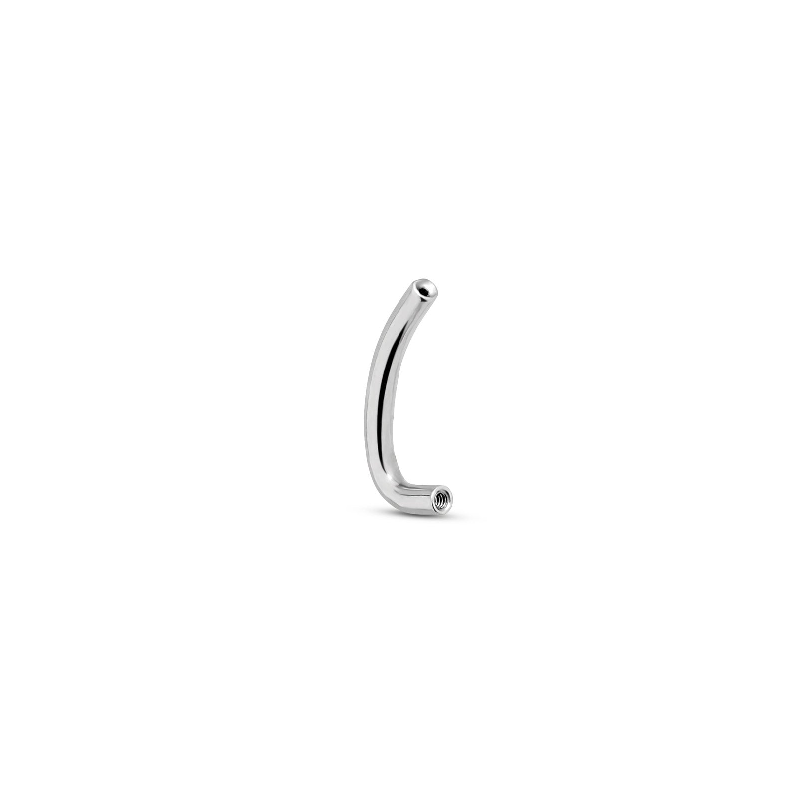 Trident Internally Threaded 0.9mm (Bottom) and Threadless (Top) Navel Bar
