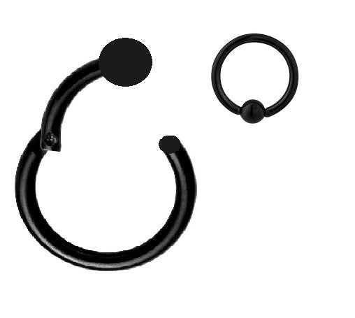 Blackline Hinged Captive Ring