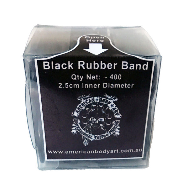 Black Rubber Band -Box ~400pcs