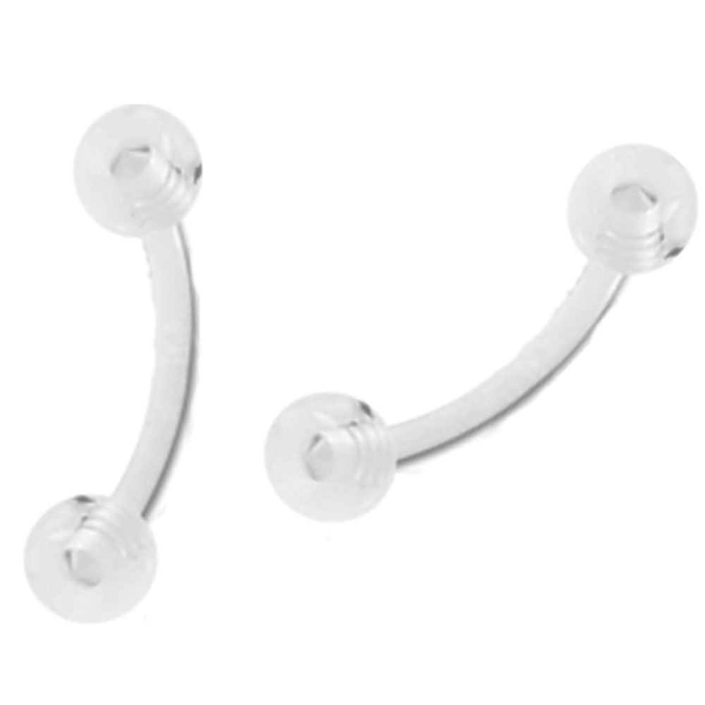 Curved UV w Clear Balls