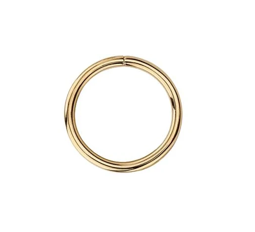 14kt Gold Continuous Ring 0.8mm x 7mm