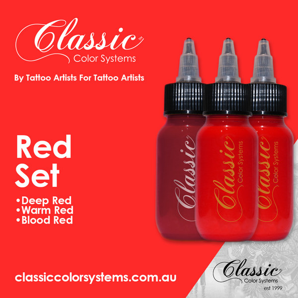 Classic Color Systems Red Set 50ml