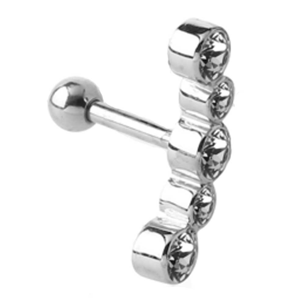 5 Jewelled Tragus Bar 1.2mm American Body Art Pty Ltd Tattoo