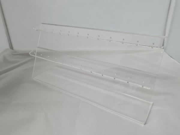 Clear Acrylic Display 24pcs - 30cm