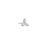 14kt White Gold Threadless - Trio Mini Attachment