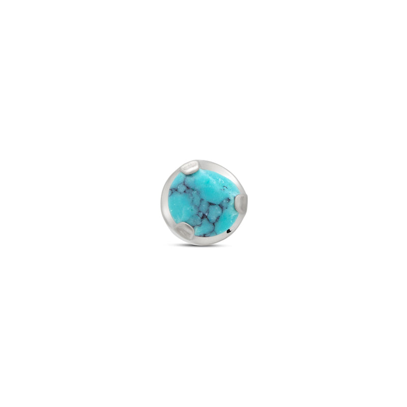 Trident Internally Threaded 3 Prong Natural Gemstone's Attachment