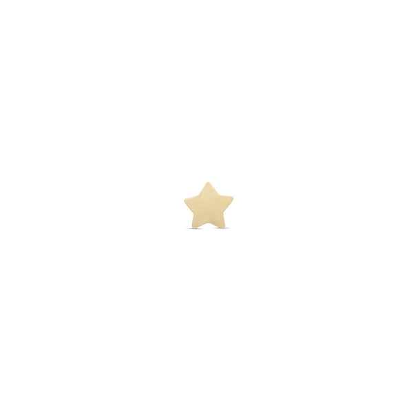 14kt Gold Threadless - Star