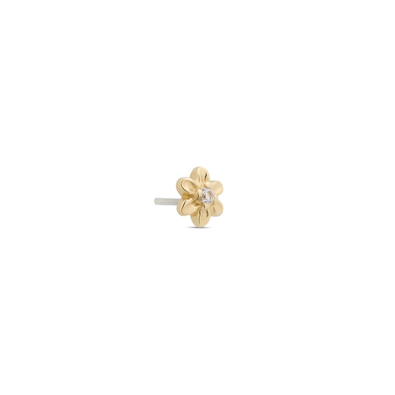 14kt Gold Threadless - Daisy