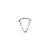 Trident Threadless Curved with Chain Attachment