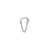 Trident Threadless Curved with Chain Attachment