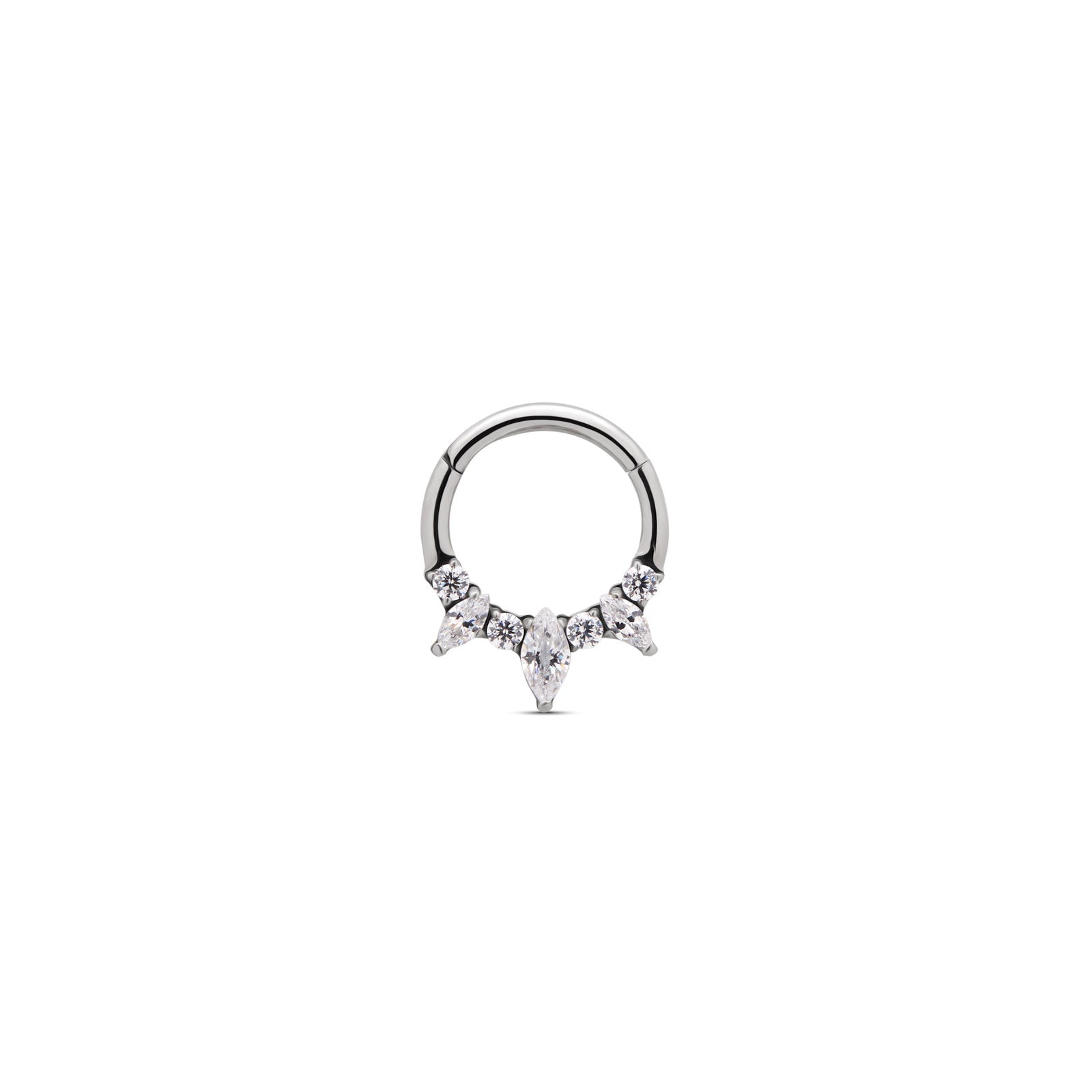 Trident 3 Marquise Hinged Ring