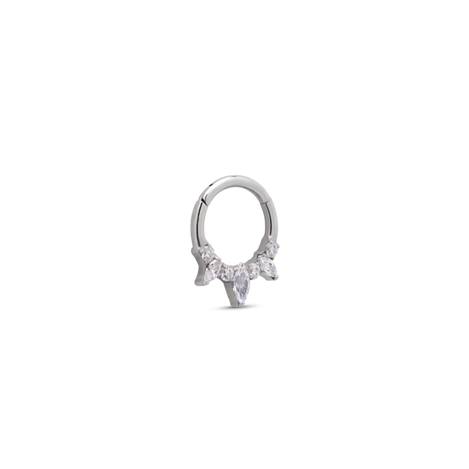 Trident 3 Marquise Hinged Ring