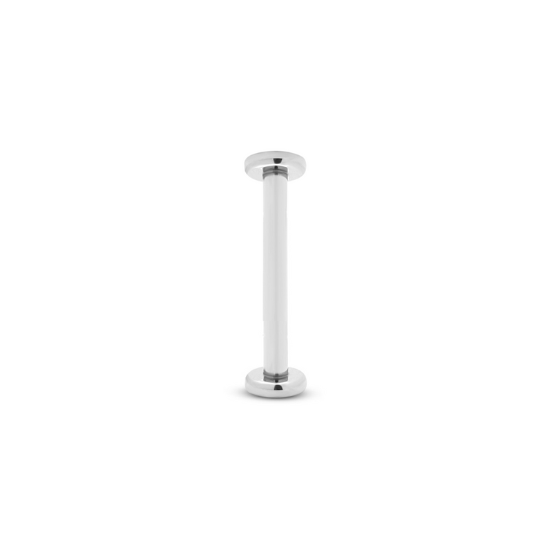 Trident Titanium Threadless Nose Labret - Disk