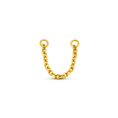 24kt Gold PVD Titanium Cable Chain