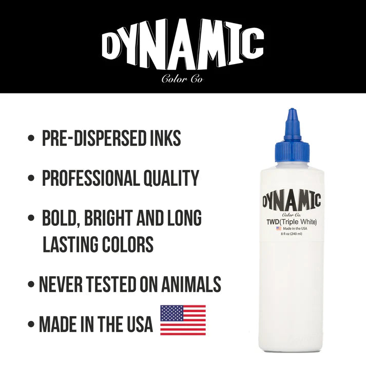 Dynamic Ink Triple White  8oz - 50% off