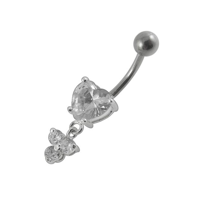 Heart With Trio Dangle 1.6x10mm