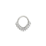 Trident Marquise Hinged Ring