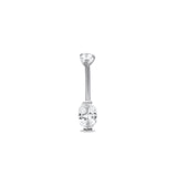 Trident Internally Threaded 2 Prong Mini Navel