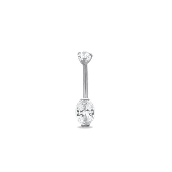 Trident Internally Threaded 2 Prong Mini Navel