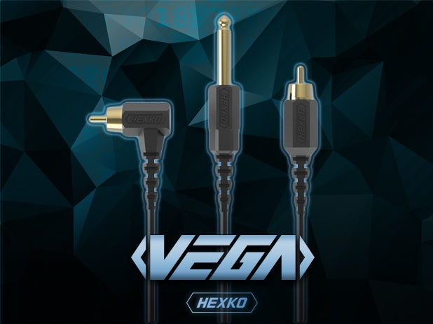 Hexko Angled RCA Cable