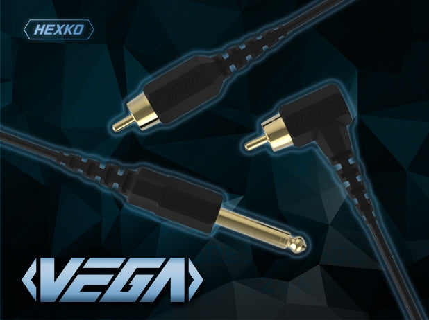 Hexko Angled RCA Cable