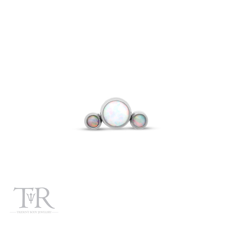 Trident Internal Titanium 3 Stone Opal Attachment