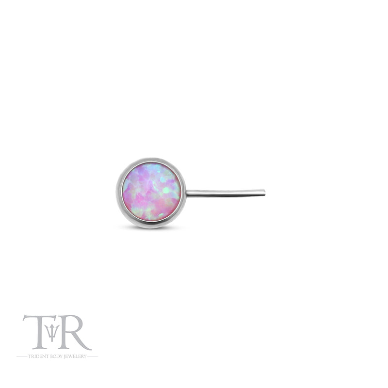 Trident Titanium Threadless Side Facing Opal Attachments