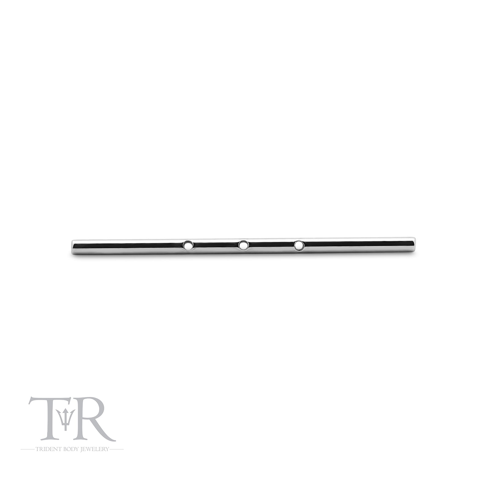 Trident Internally Threaded Industrial Barbell w Internal Threads