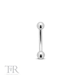Trident Titanium Internally Threaded Curved Barbell